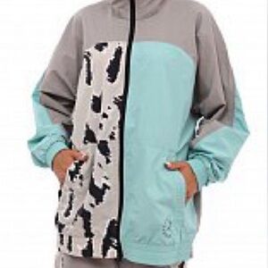 Adidas by Stella McCartney Gray and Blue Jacket